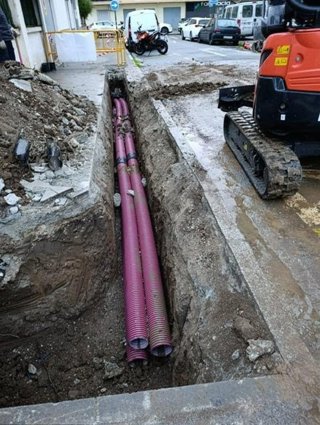Trabajos de Endesa en el Zaidín