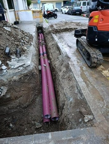 Trabajos de Endesa en el Zaidín