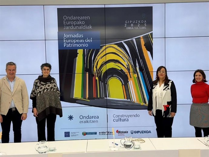 Archivo - Presentación de la IX edición de las Jornadas Europeas del Patrimonio en Gipuzkoa 2025
