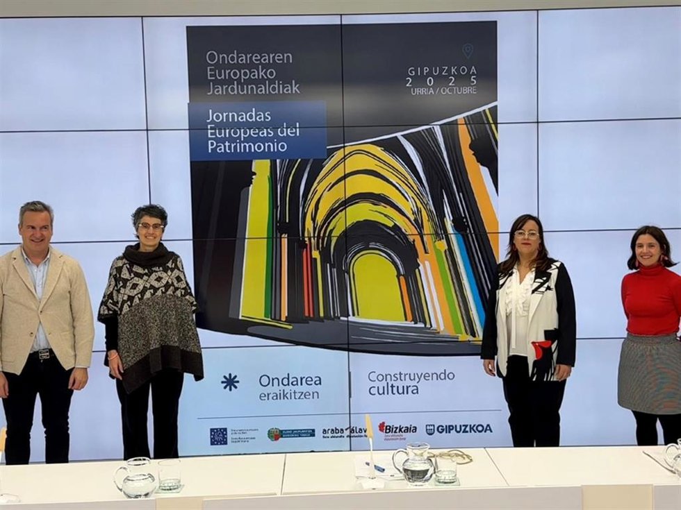 Archivo - Presentación de la IX edición de las Jornadas Europeas del Patrimonio en Gipuzkoa 2025