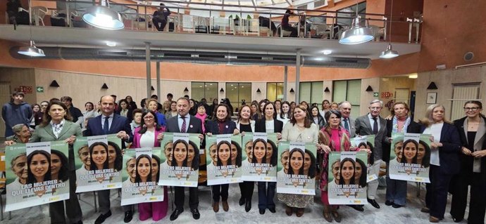 Acto de celebración del Día de la Mujer por parte de la Junta de Andalucía en Sevilla