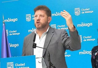 El concejal portavoz del grupo Con Málaga en el Ayuntamiento de la capital, Nicolás Sguiglia.