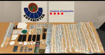 Sucesos.- Ertzaintza y Mossos d'Esquadra detienen a seis responsables de un grupo criminal dedicado al tráfico de drogas