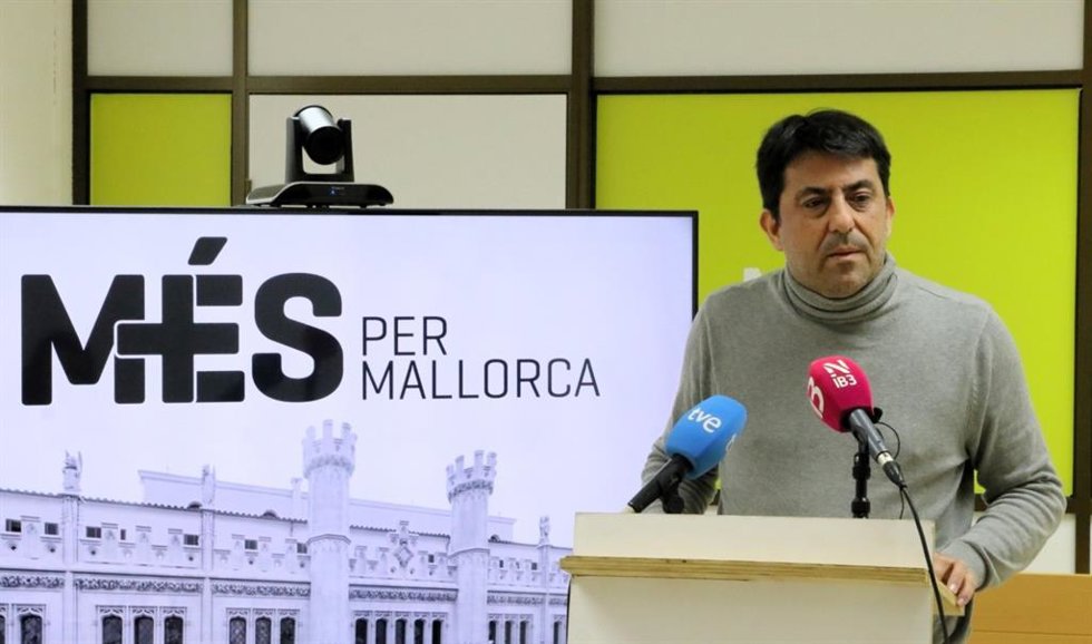 El portavoz adjunto de MÉS en el Consell de Mallorca, Joan Llodr.