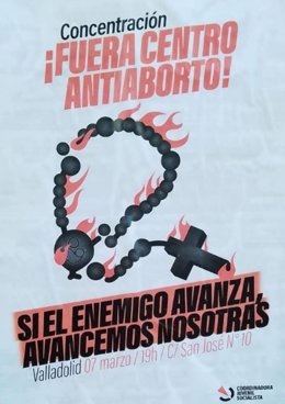 Abogados Cristianos denuncia a la Coordinadora Juvenil Socialista por una concentración contra un centro antiaborto .