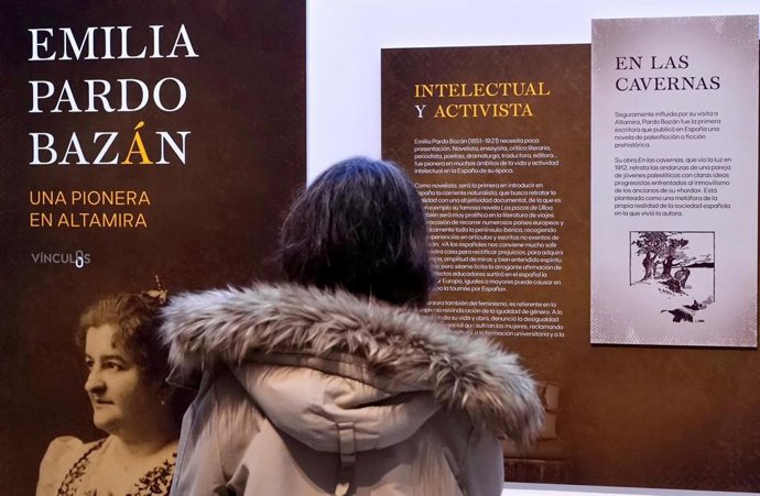 La visita de Emilia Pardo Bazán a la cueva de Altamira en 1894 protagoniza el 8M en el Museo cántabro