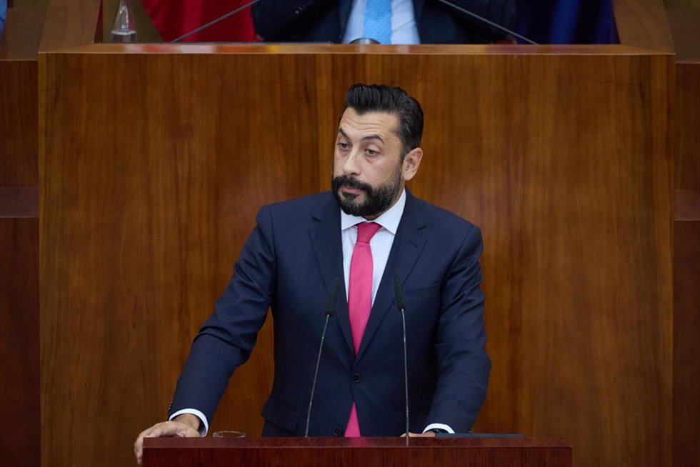 Archivo - El portavoz del PP en la Asamblea de Madrid, Carlos Díaz-Pache, interviene durante la segunda sesión del Debate del Estado de la Región, en la Asamblea de Madrid, a 13 de septiembre de 2024, en Madrid (España)