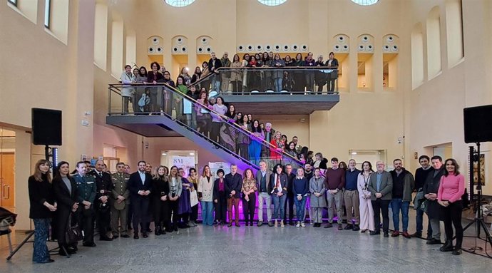 Acto del 8 de marzo organizado por el Ayuntamiento de Logroño en la Casa de las Ciencias