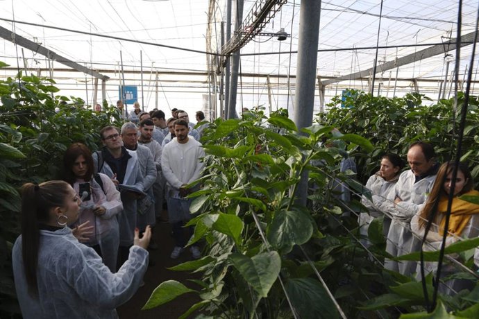 Una jornada en la Estación Experimental Las Palmerillas de Cajamar, en El Ejido (Almería).