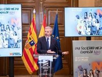 Azcón reivindica el papel de las aragonesas pioneras y plantea los retos pendientes para una igualdad "real y efectiva"