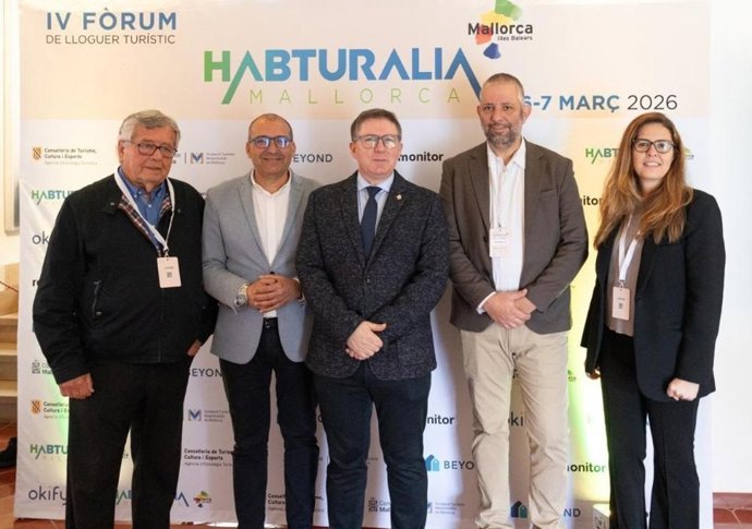 El conseller de Turismo del Consell de Mallorca, Guillem Ginard, en el foro Habturalia.