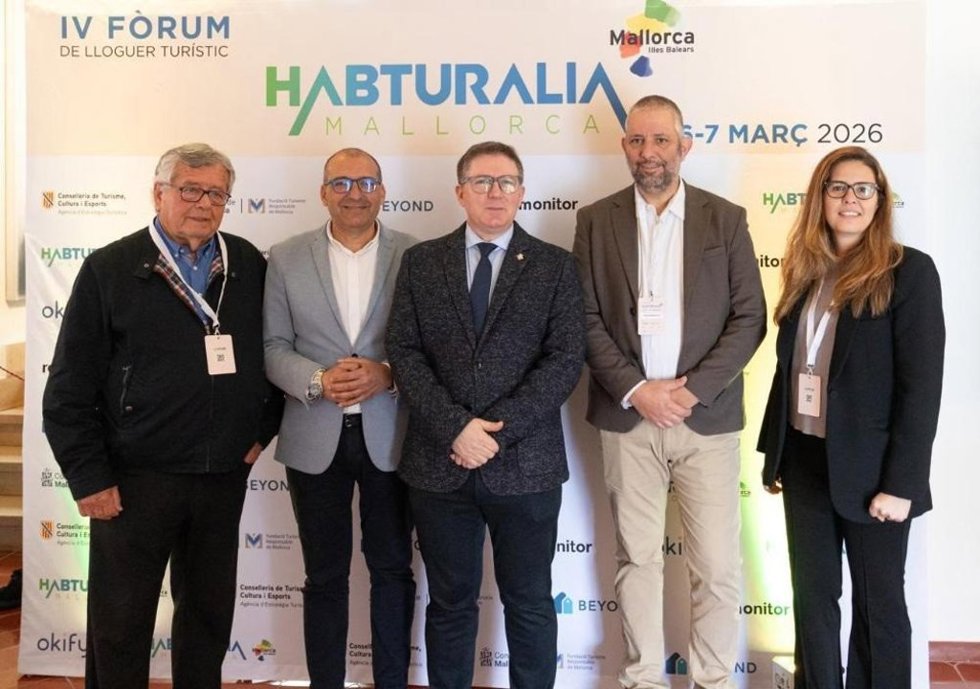 El conseller de Turismo del Consell de Mallorca, Guillem Ginard, en el foro Habturalia.