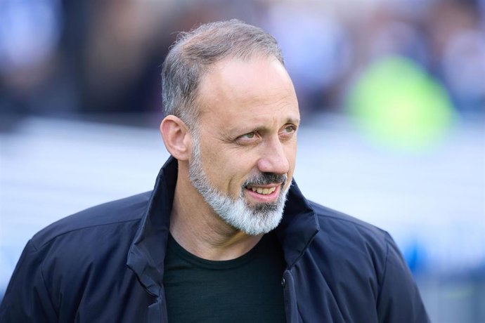 El entrenador de la Real Sociedad, Pellegrino Matarazzo, en un partido de LaLiga EA Sports.