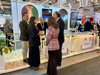 Stand de Huelva en la Feria Internacional de Turismo de Berlín.