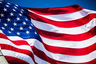 Archivo - Imagen de archivo de una bandera de Estados Unidos (EE.UU.).