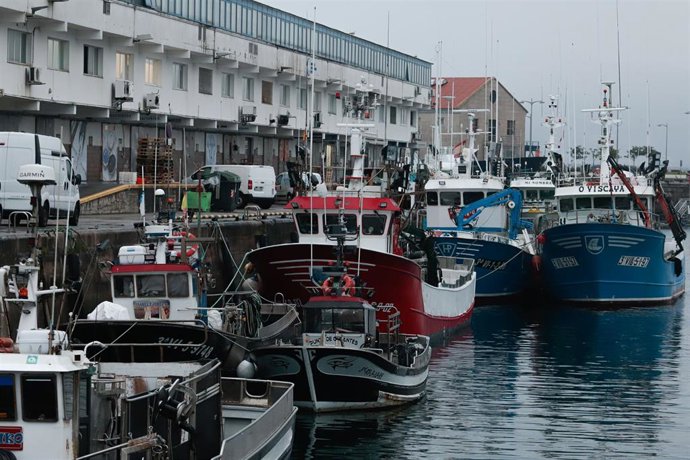 Archivo - Barcos pesqueros en puerto