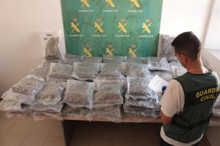 La Guardia Civil desarticula una organización criminal dedicada al tráfico internacional de marihuana, incautando más de cien kilos de marihuana y un vehículo de alta gama en Córdoba.
