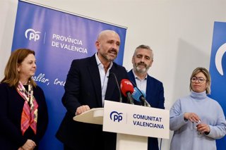 Roda de premsa del sotssecretari d'Igualtat i diputat del PP en la Cambra baixa, Jaime de los Santos
