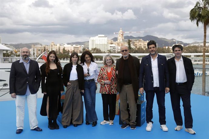 Photocall con el equipo de la película 'Calle Málaga', que inagura el Festival de Málaga