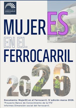 La presencia femenina en los equipos de mando ferroviarios representa el 18,4% en 2025, según FFE .