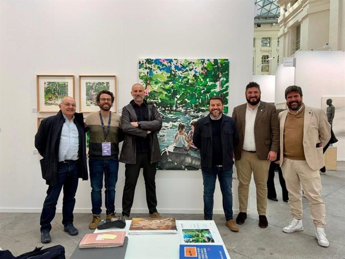 Una delegación del Ayuntamiento de Palma visita artistas y galerías de la ciudad en ferias de arte contemporáneo en Madrid