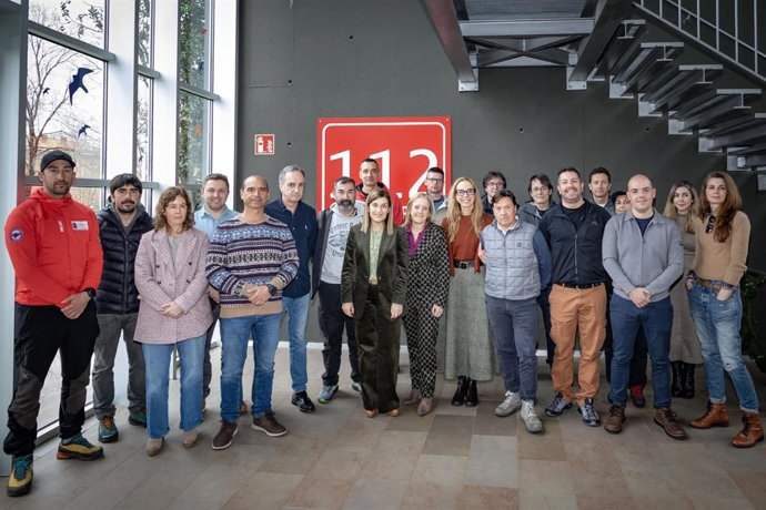 La presidenta de Cantabria, María José Sáenz de Buruaga, agradece la labor del operativo de rescate de El Bocal