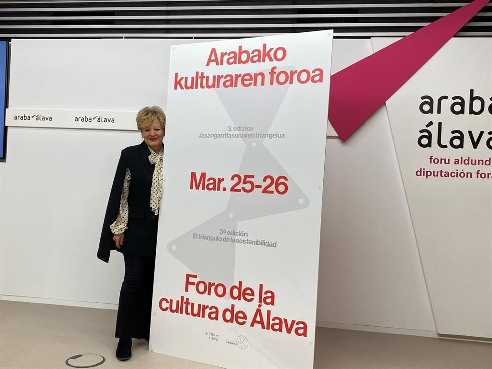 La diputada de Cultura, Ana del Val