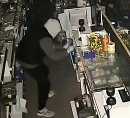 Imagen de uno de los detenidos captada por una cámara de seguridad.