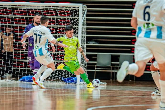 David Peña, en un partido con el Illes Balears Palma Futsal.