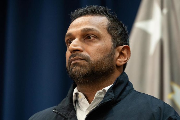 Archivo - October 23, 2025, Bronx, New York, USA: FBI Director Kash Patel attends press briefing at U.S. Attorney for the Eastern District of New York office in New York, NY on October 23, 2025 on indictments in double cases involving current and former N