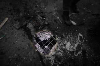 Edifico en Ucrania afectado por ataque ruso (archivo).