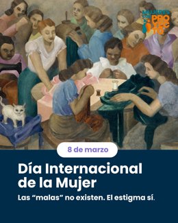 Cartel por el Día Internacional de la Mujer de Proyecto Hombre