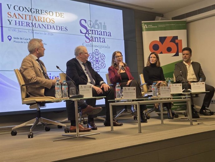 V Congreso de sanitarios y hermandades de penitencia en Sevilla organizado por el 061