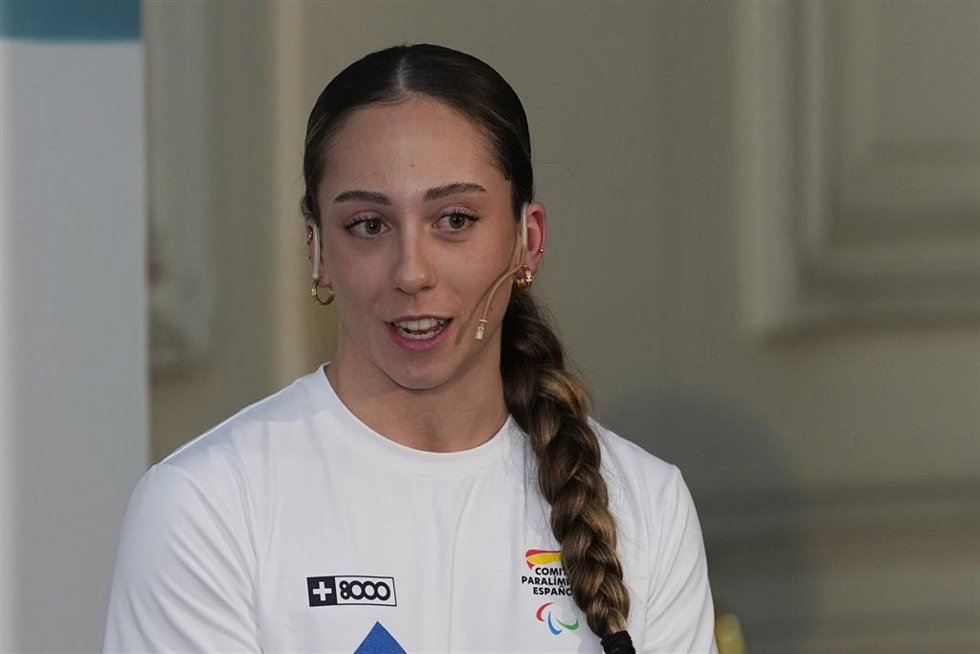 La esquiadora española Audrey Pascual