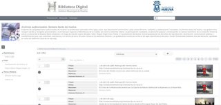 Web del archivo municipal de Huelva