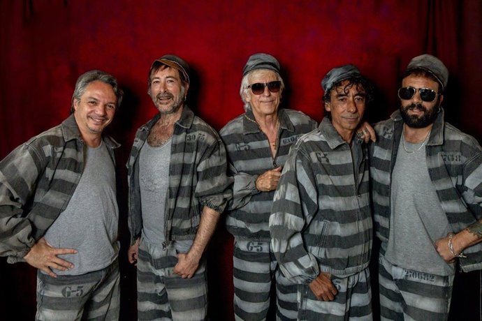 Archivo - Los miembros de G5, Diego Pozo 'El Ratón', Muchachito Bombo Infierno, Kiko Veneno, Tomasito y El Canijo de Jerez. Imagen de archivo.   