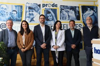 La secretaria general del PSOE de Córdoba y diputada por la provincia en el Congreso, Rafi Crespín, en un encuentro con la Fundación Prode