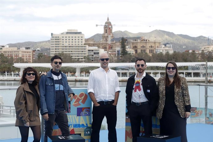Photocall de la película 'Hangar Rojo' en el Festival de Málaga.