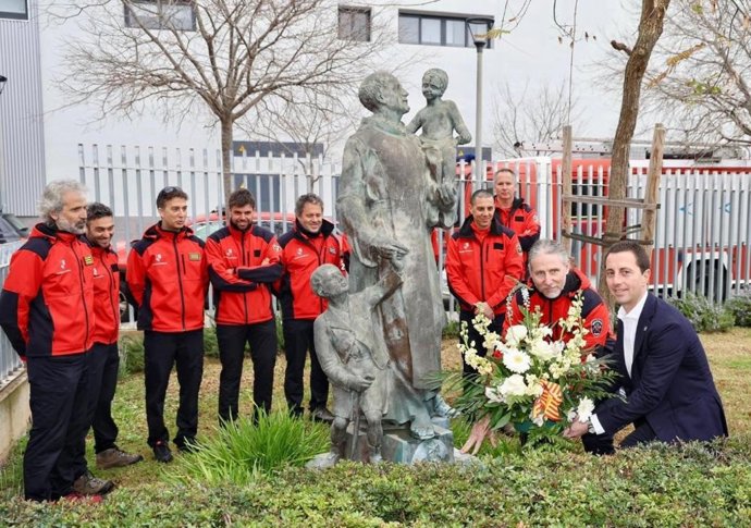 Los Bomberos de Mallorca celebran el día de su patrón con actividades deportivas e institucionales