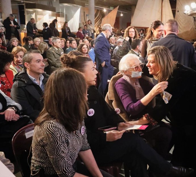 La vicepresidenta del Principado, Gimena Llamedo, en el acto del 8M.
