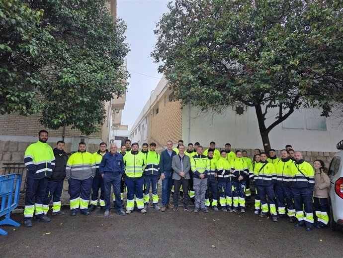 Los trabajadores del Plan Emplea-T.