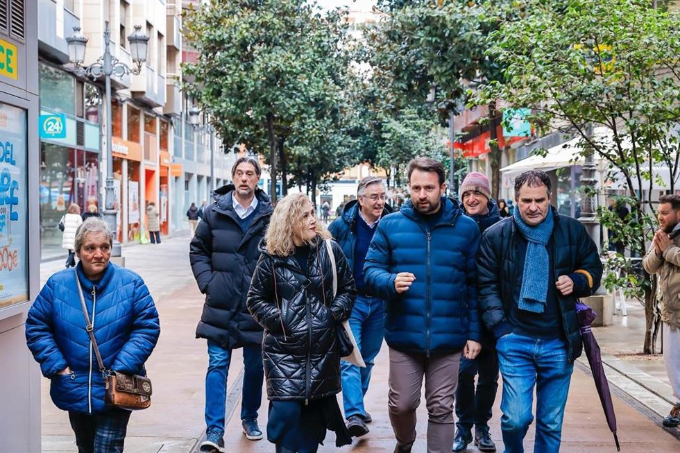 El presidente del PP, Álvaro Queipo, en Ponferrada.
