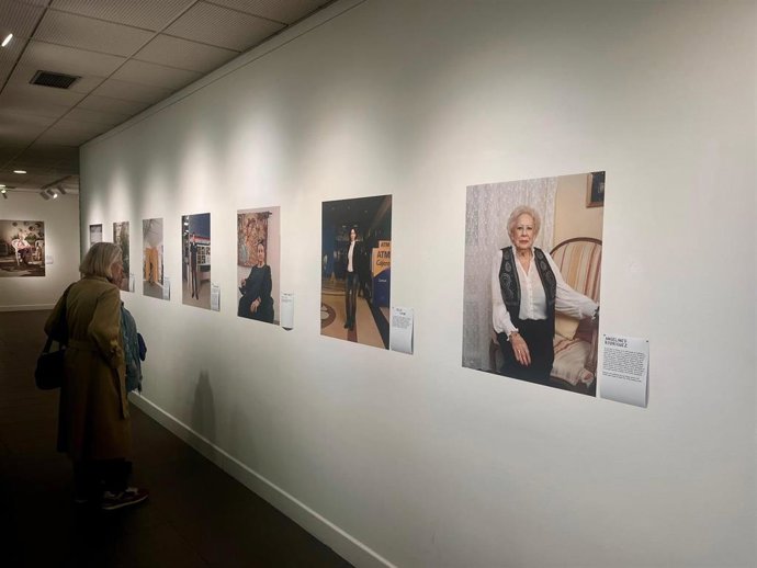 Algunas de las fotografías de la exposición 'Mujeres de tetuán'.