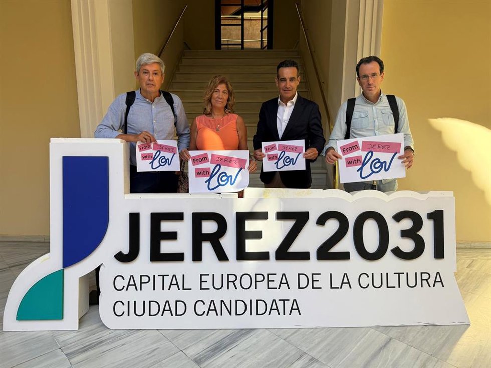 Archivo - Imagen de la candidatura de Jerez para ser Ciudad Europea de la Cultura en 2031.
