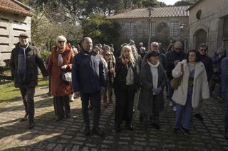 El director de Turismo de Galicia, Xosé Merelles, durante la jornada