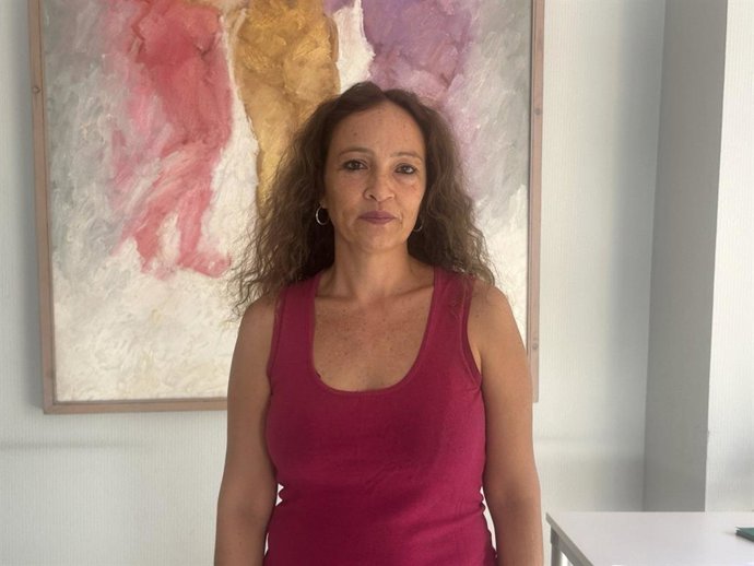 La responsable de Organización de IU Huelva, Silvia Zambrano (IU Huelva).