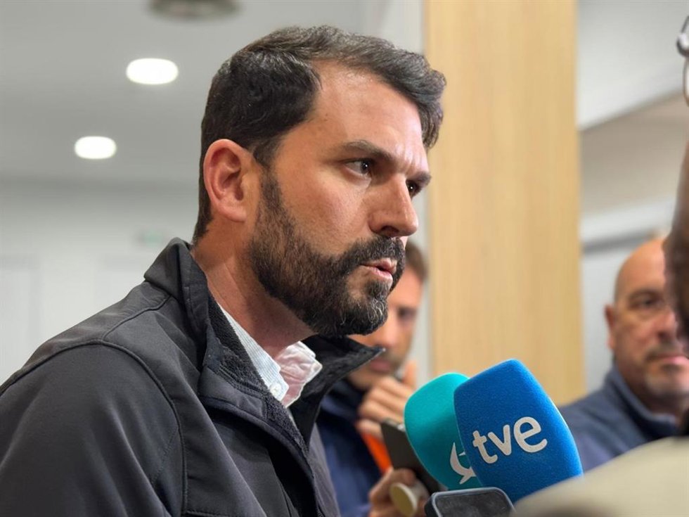 Archivo - El secretario general del PSOE de la provincia de Cáceres, Álvaro Sánchez Cotrina, en una imagen de archivo