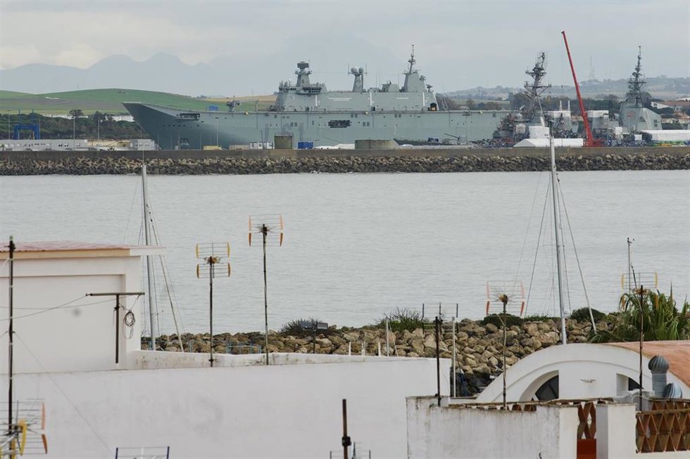 Imagen de la base militar de Rota tras la negativa de Sánchez a cederlas para apoyo a las operaciones contra Irán