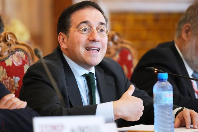 Archivo - Arxivo - El ministre d'Afers exteriors, José Manuel Albares, inaugura el curs de la Universitat Internacional Menéndez Pelayo, 'El món després de la guerra d'Ucraïna', en el Palau de la Magdalena, a 4 de juliol de 2022, a Santander, Cantàbria (E