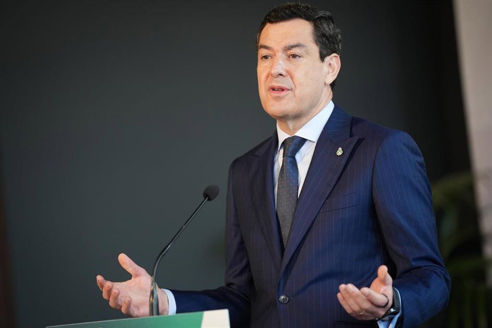Imagen de archivo del presidente de la Junta de Andalucía, Juanma Moreno.